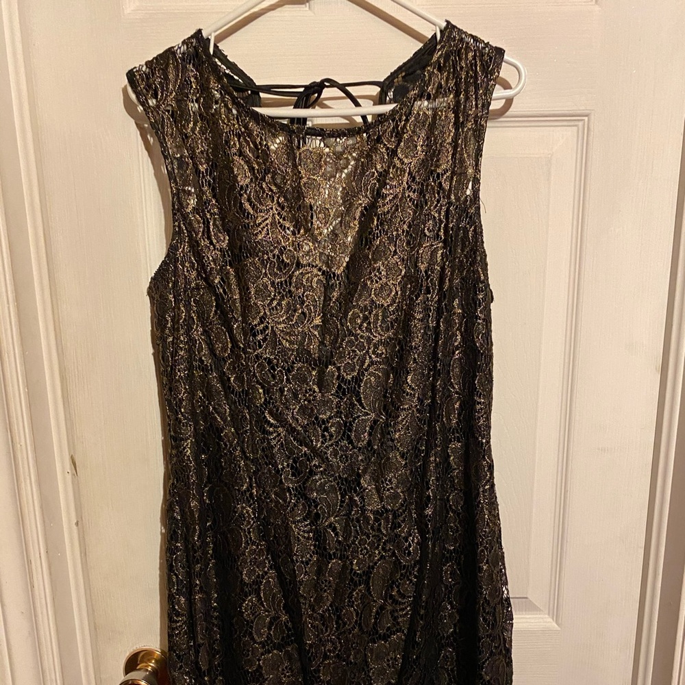 Fabulous black and gold dress